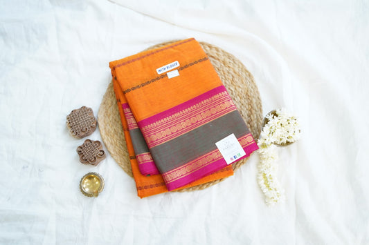 Chettinad handloom Cotton Saree PC15016