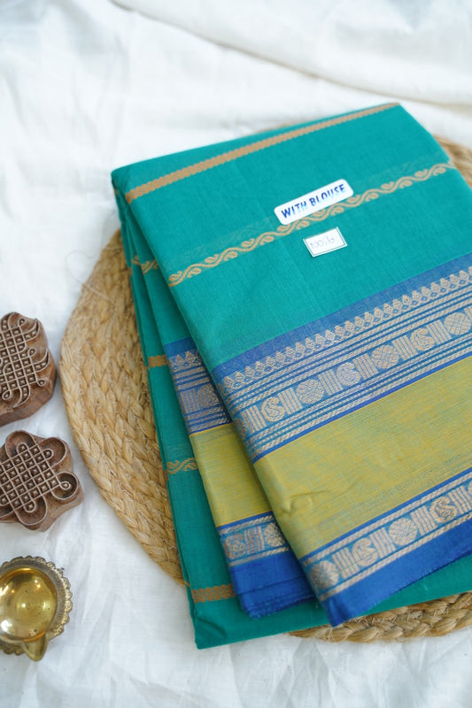 Chettinad handloom Cotton Saree PC15019
