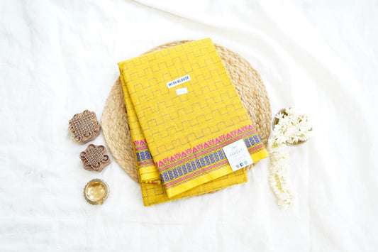 Chettinad handloom Cotton Saree PC14988