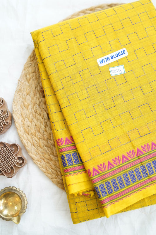 Chettinad handloom Cotton Saree PC14988