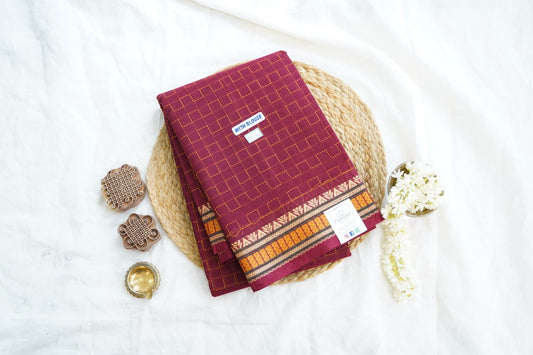 Chettinad handloom Cotton Saree PC14985