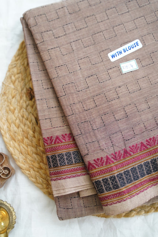 Chettinad handloom Cotton Saree PC14987