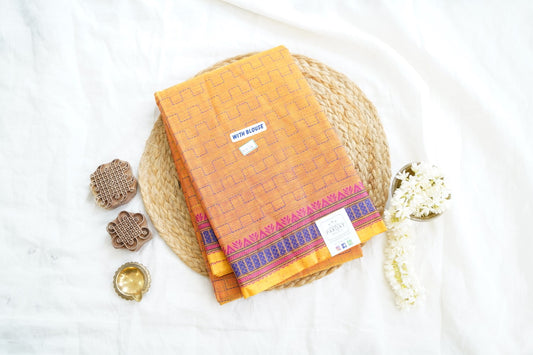 Chettinad handloom Cotton Saree PC14981