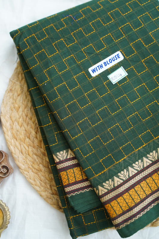 Chettinad handloom Cotton Saree PC14982