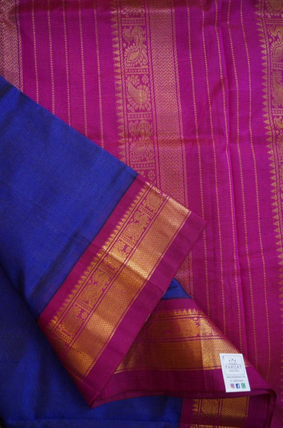 Kanchi Handloom Silk Cotton Saree PC12069