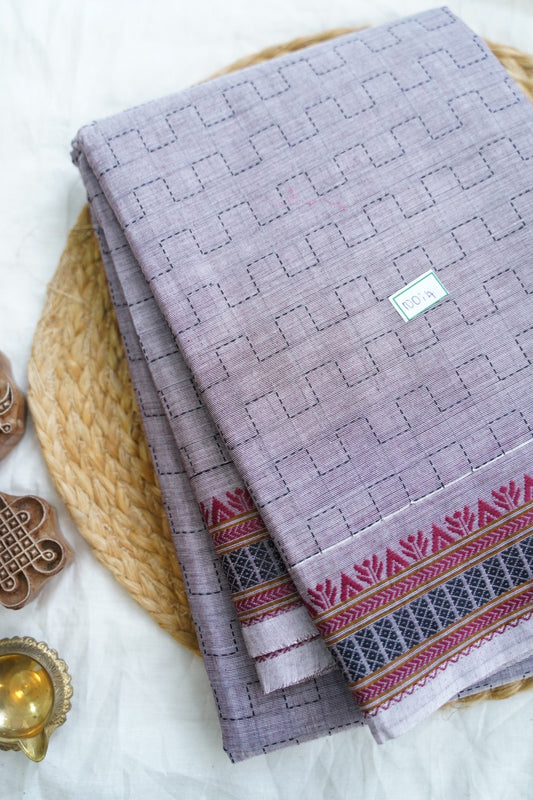 Chettinad handloom Cotton Saree PC14984