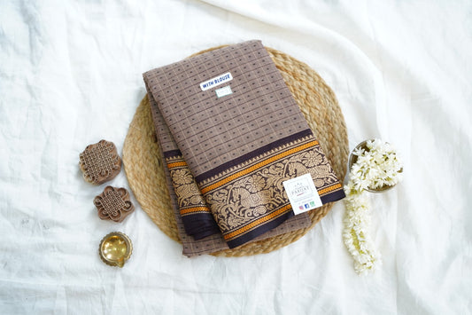 Chettinad handloom Cotton Saree PC14937
