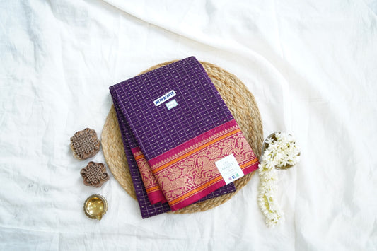 Chettinad handloom Cotton Saree PC14936