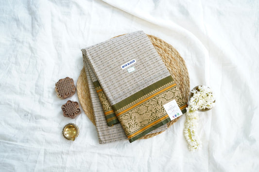 Chettinad handloom Cotton Saree PC14932