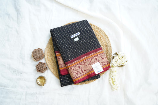 Chettinad handloom Cotton Saree PC14931