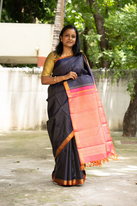 Pure Kanchi Silk Saree PC10606