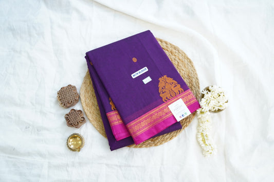 Chettinad handloom Cotton Saree PC14959