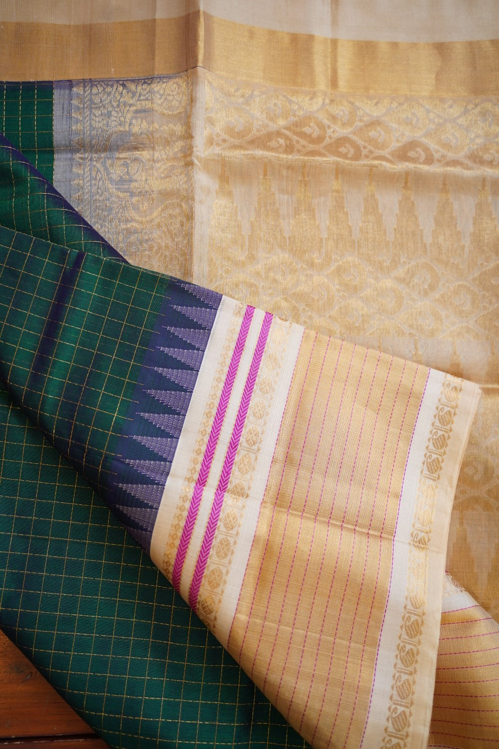 Kanchi Handloom Silk Cotton Saree PC12059