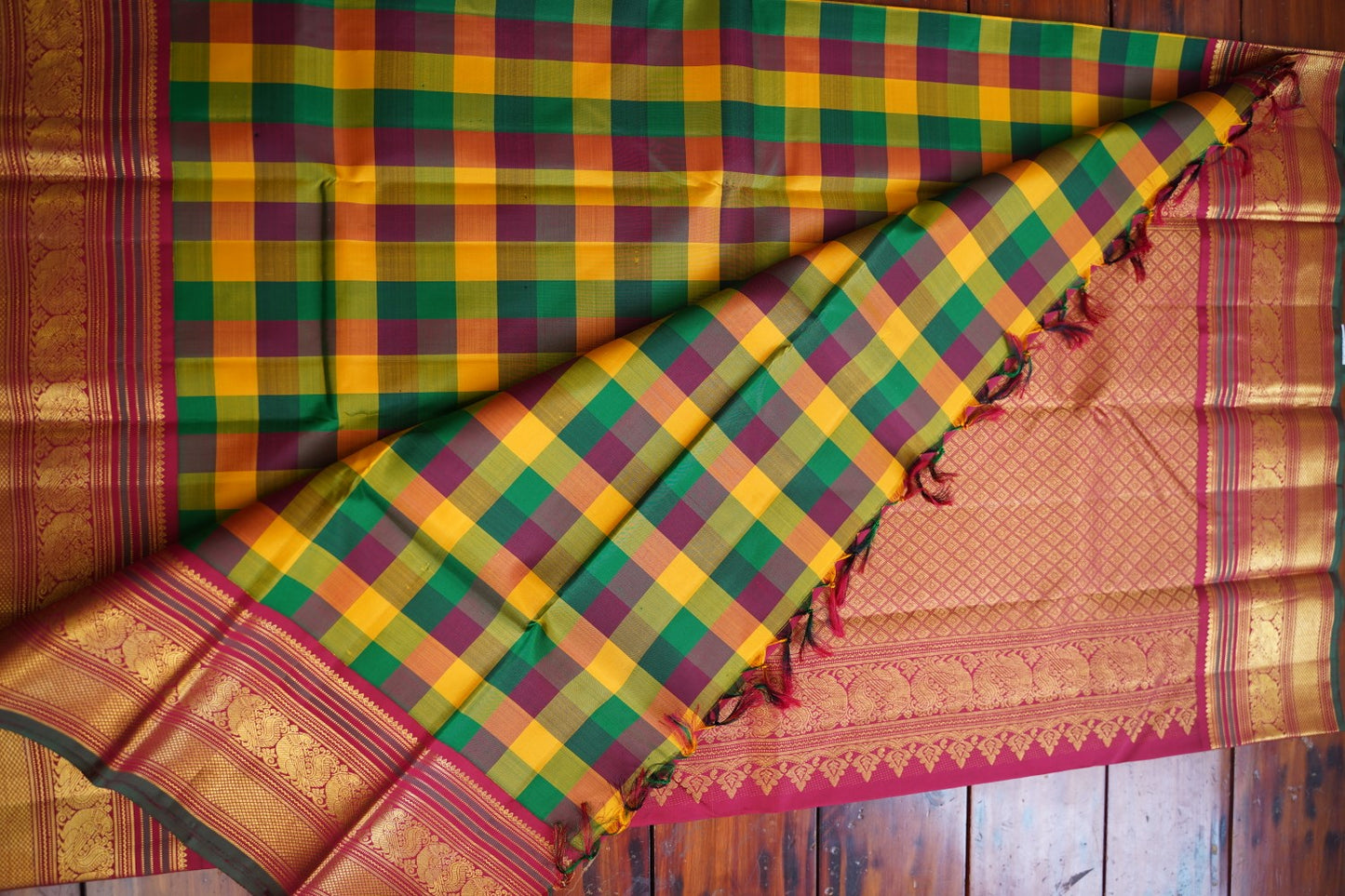 Pure Kanchi Silk Saree PC16356