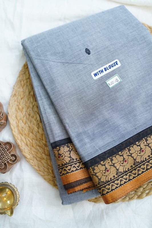 Chettinad handloom Cotton Saree PC14970