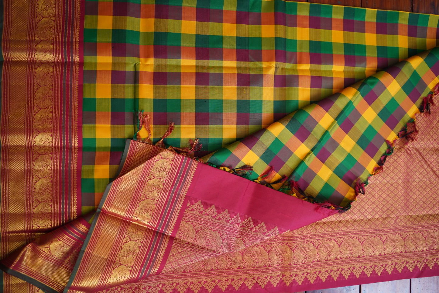 Pure Kanchi Silk Saree PC16356