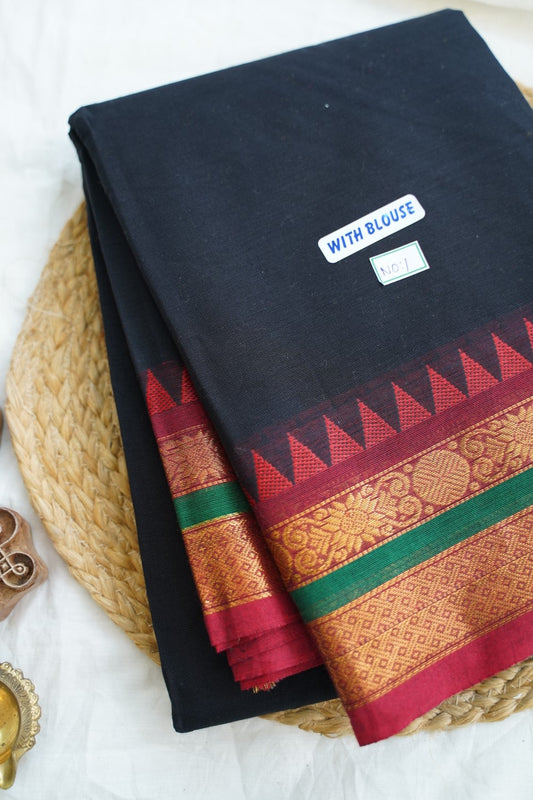 Chettinad handloom Cotton Saree PC14980