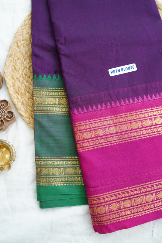 Chettinad handloom Cotton Saree PC14973