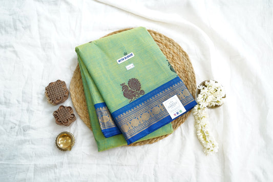 Chettinad handloom Cotton Saree PC14965