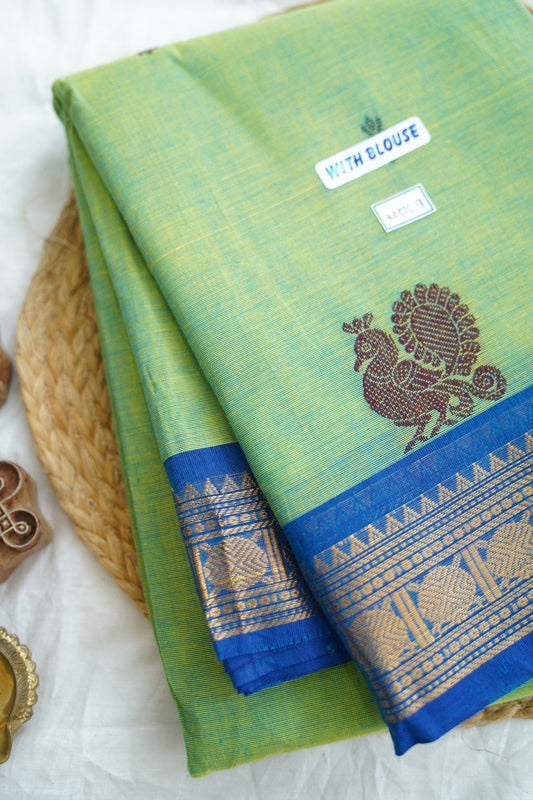 Chettinad handloom Cotton Saree PC14965