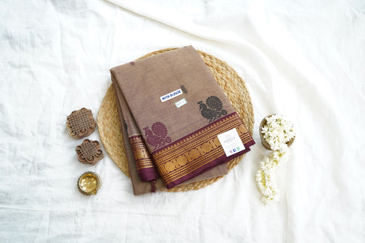 Chettinad handloom Cotton Saree PC14962
