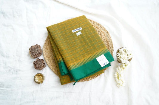 Chettinad handloom Cotton Saree PC14943