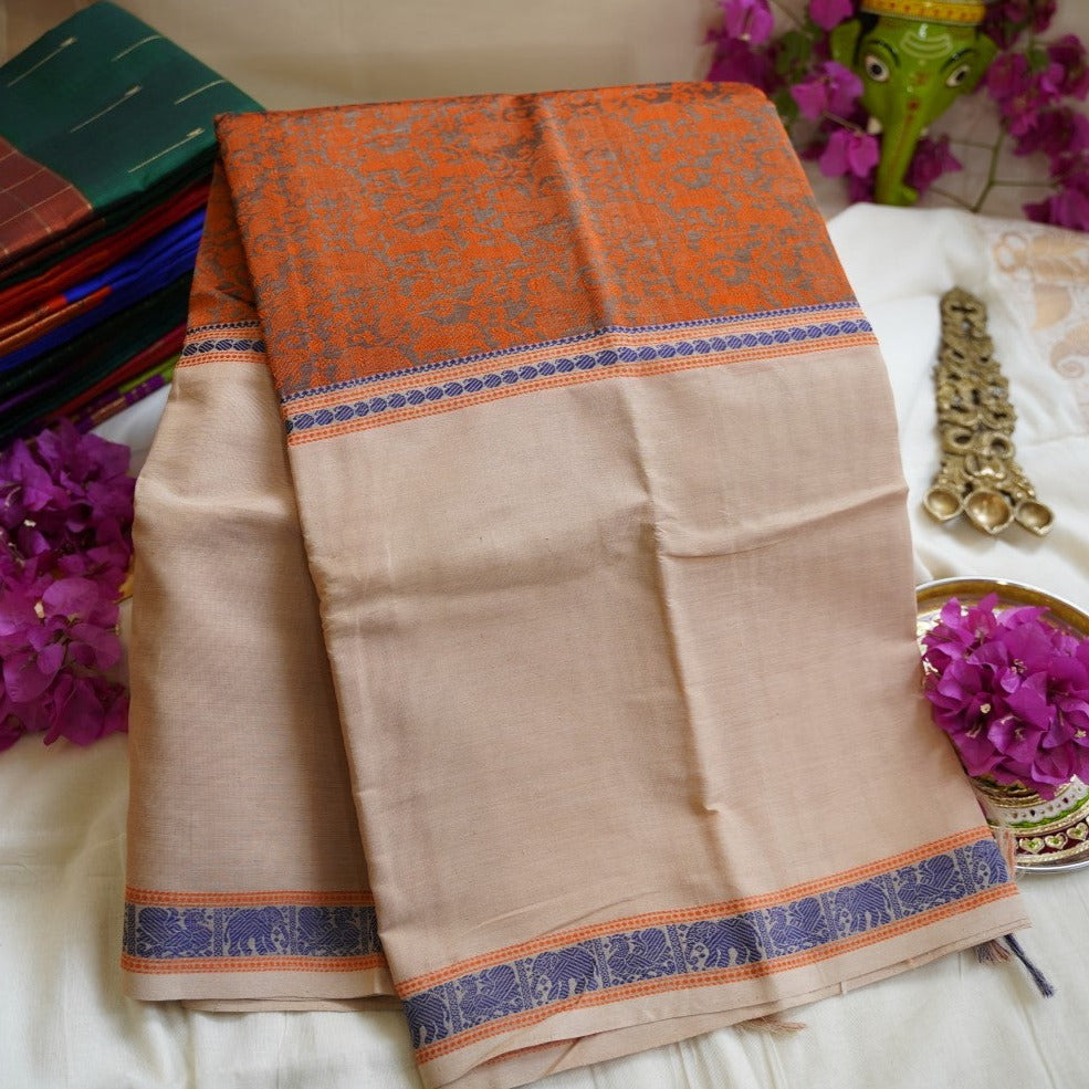 Vanasingaram Handloom Kanchi Silk Cotton Saree PC7019