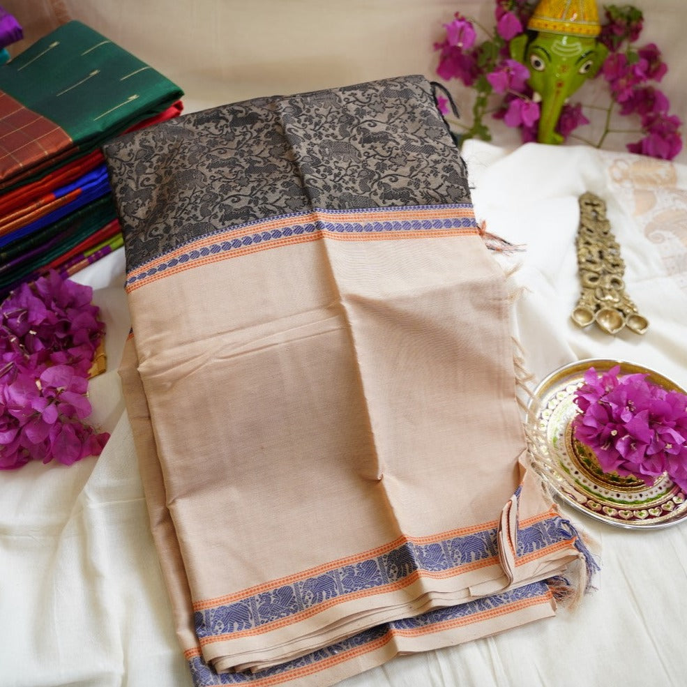 Vanasingaram Handloom Kanchi Silk Cotton Saree PC7018