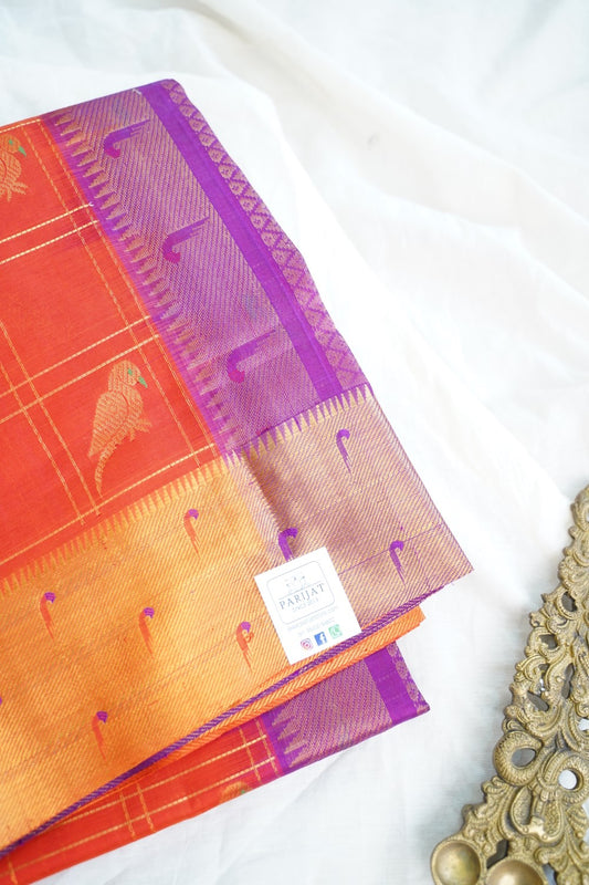 Kanchi Handloom Silk Cotton Saree PC15060