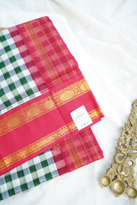 Kanchi Handloom Silk Cotton Saree PC15056