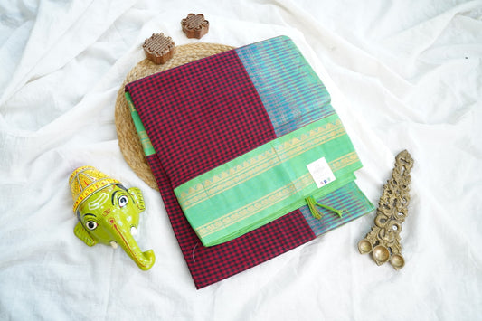 Kanchi Handloom Silk Cotton Saree PC15055