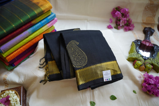 Block Printed Kanchi Silk Cotton Saree PC3862