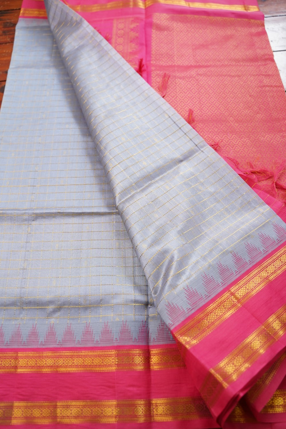 Kanchi Handloom Silk Cotton Saree PC17444