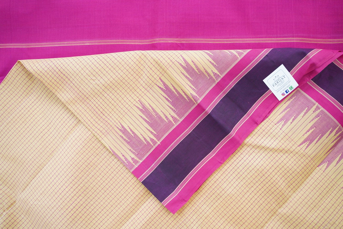 Kanchi Handloom Silk Cotton Saree PC15066
