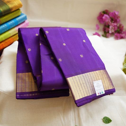 Violet Annam Butta  Pure Kanchi Silk Saree PC11367