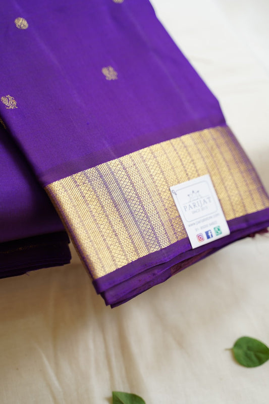 Violet Annam Butta  Pure Kanchi Silk Saree PC11367