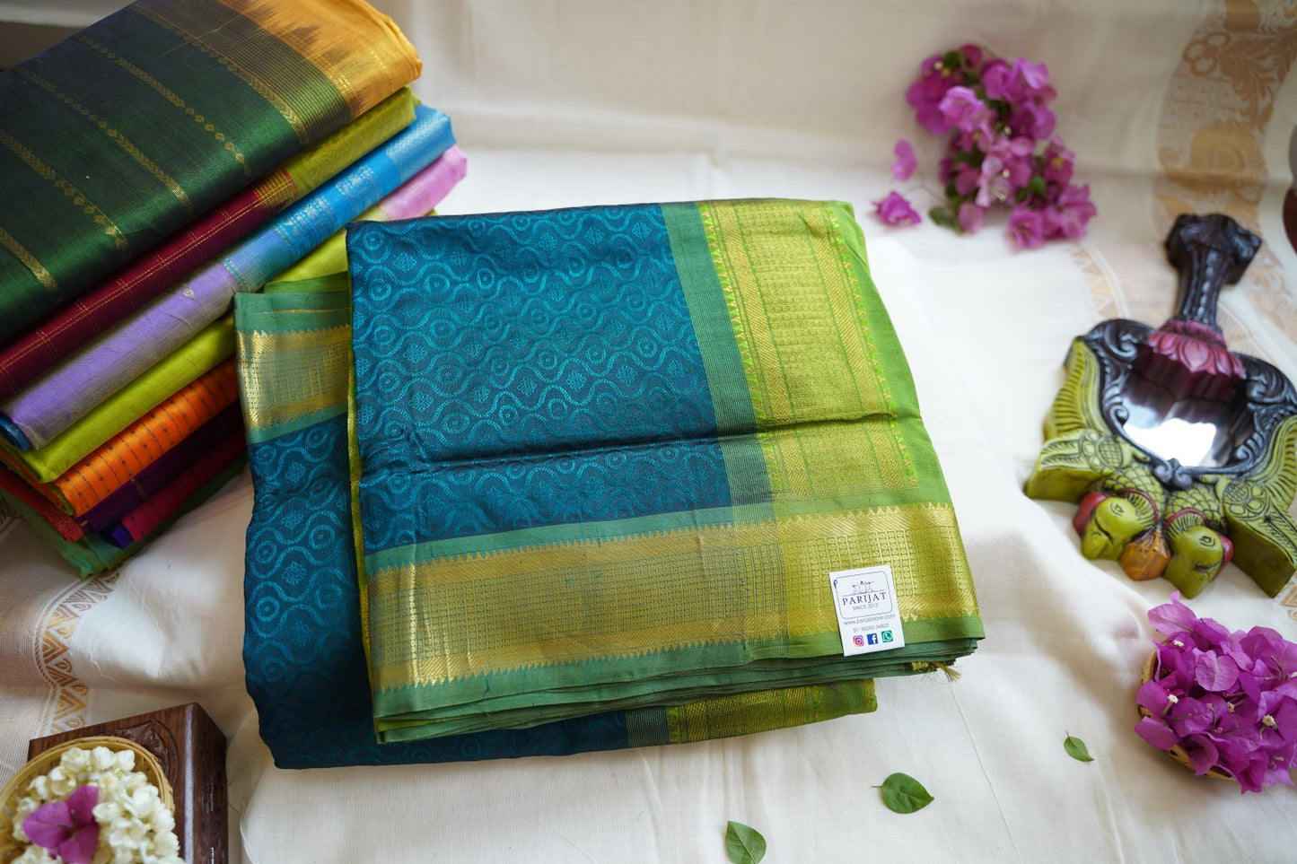 10 yards Kanchi Handloom Silk Cotton Saree PC4737