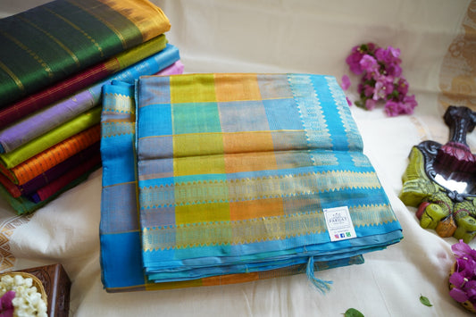 10 yards Kanchi Handloom Silk Cotton Saree PC7471