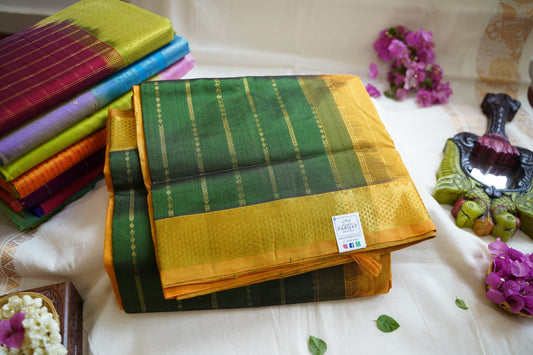 10 yards Kanchi  Handloom Silk Cotton Saree PC11105