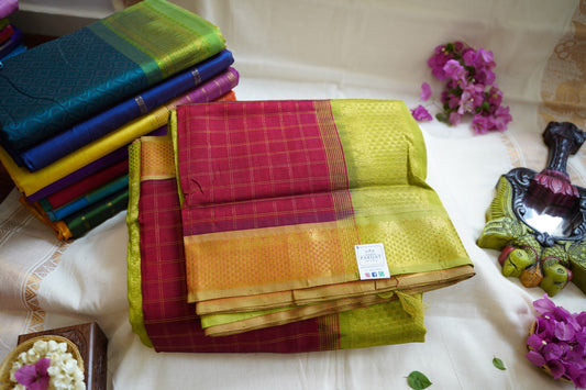 10 yards Kanchi Handloom Silk Cotton Saree PC11103