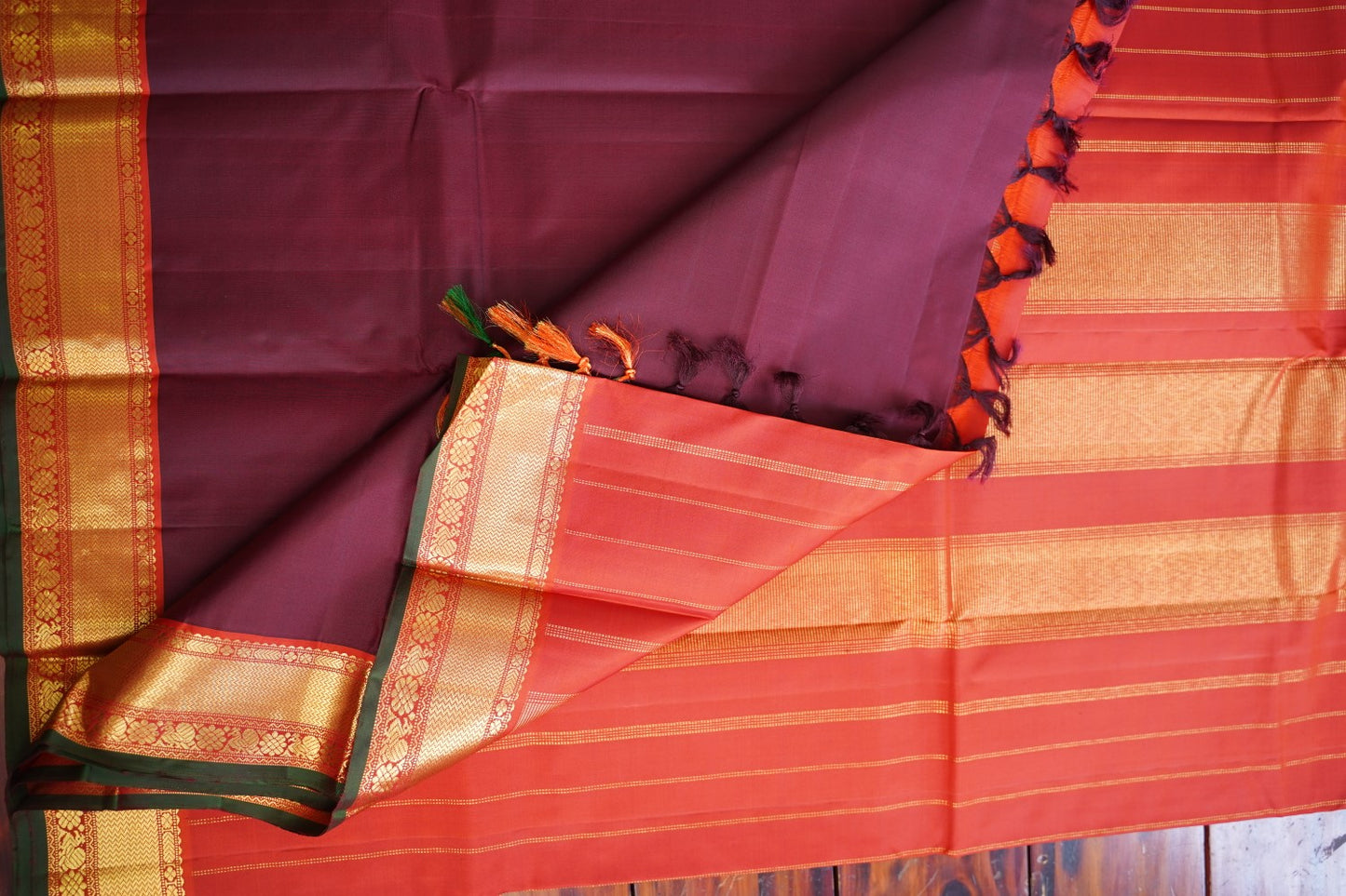 Pure Kanchi Silk Saree Pc16370