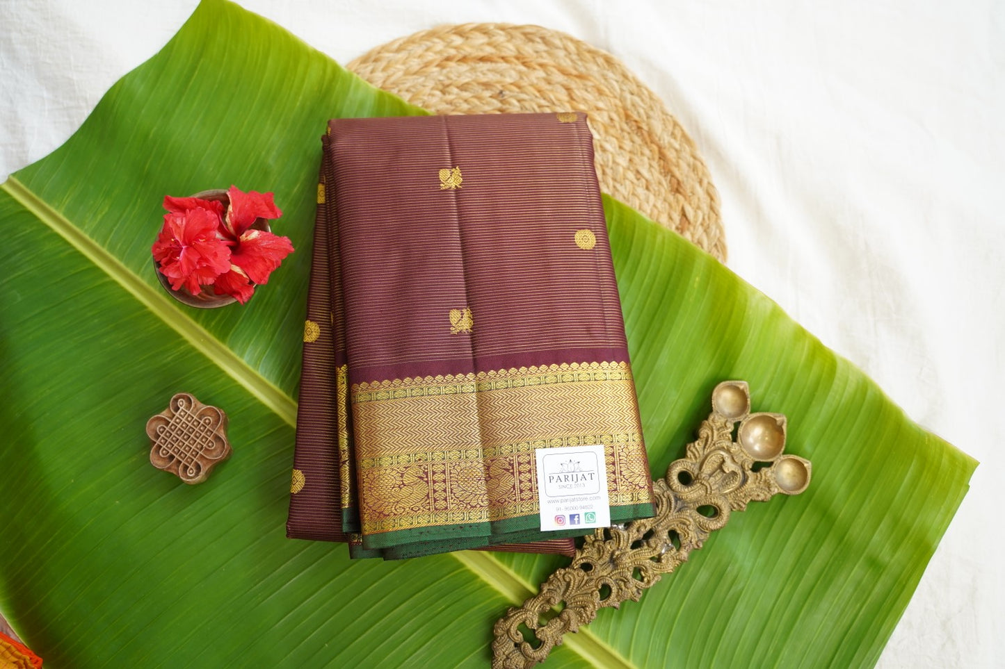 Pure Vairaoosi Kanchi Silk Saree PC17483