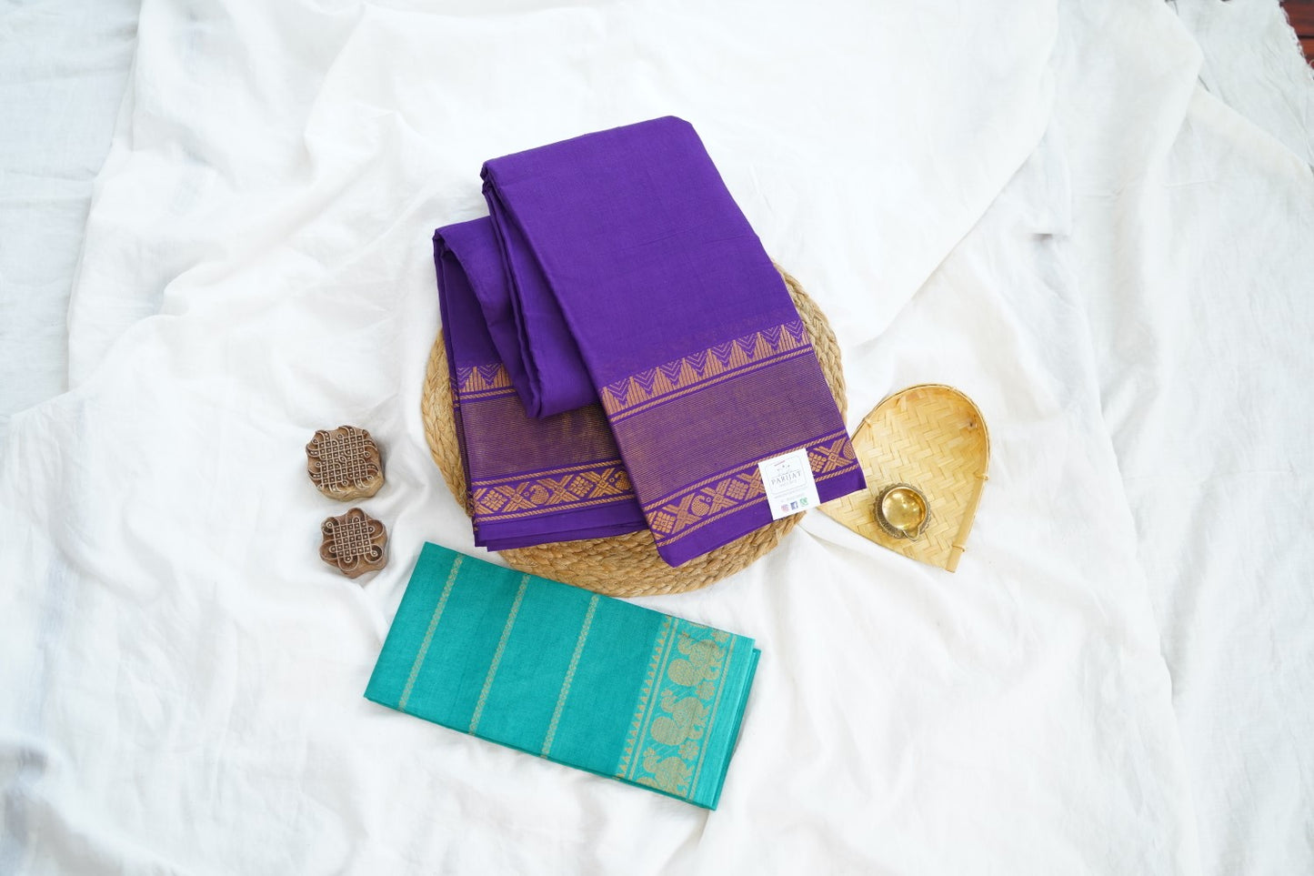 Sungadi Cotton Saree  With Blouse PC15111