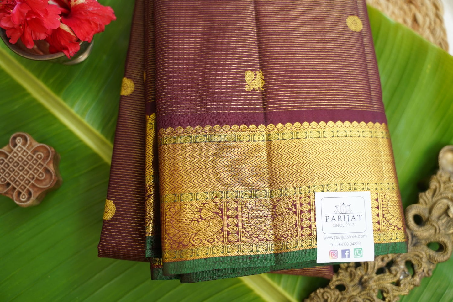 Pure Vairaoosi Kanchi Silk Saree PC17483