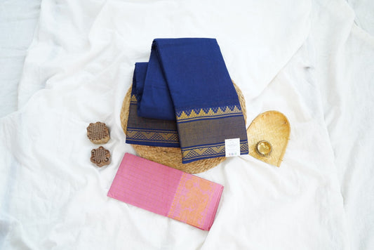 Sungadi Cotton Saree  With Blouse PC15106