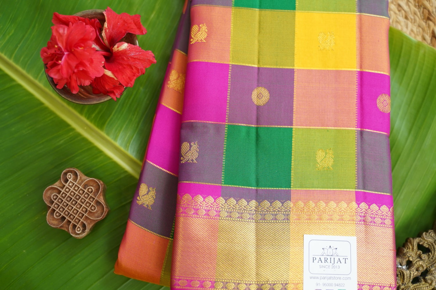 Pure Kanchi Silk Saree PC17484