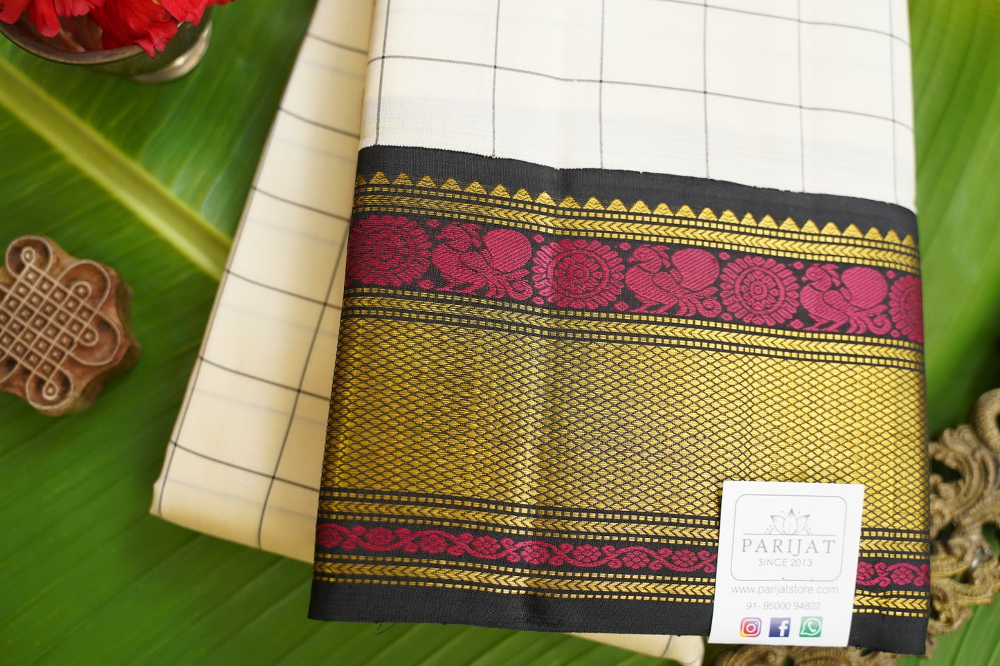 Pure Kanchi Silk Saree PC17486