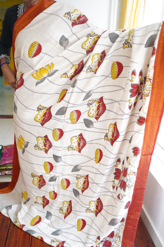 Kalamkari  Saree pc16338