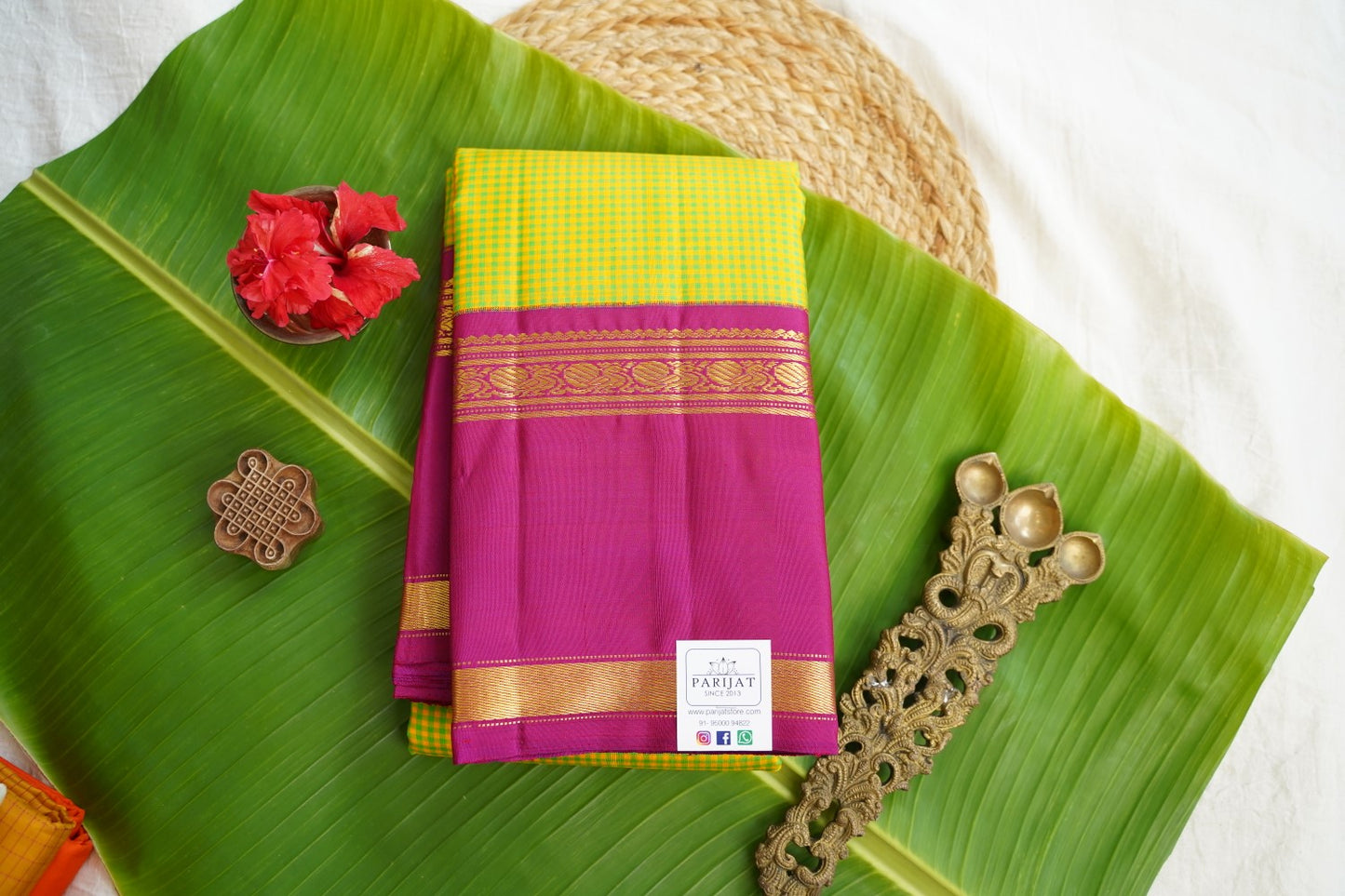 Pure Kanchi Silk Saree PC17492