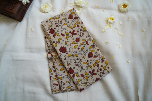 kalamkari Cotton blouse fabric PC12136